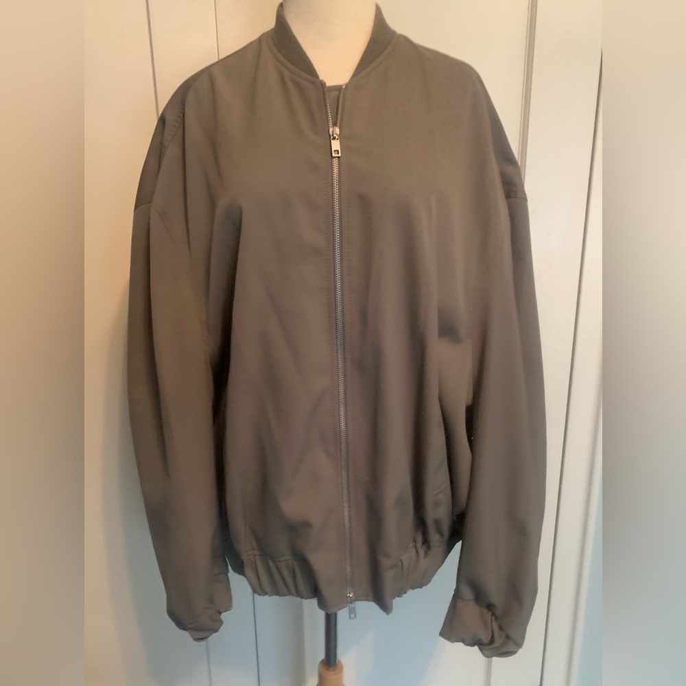 Zara oversized bomber jacket